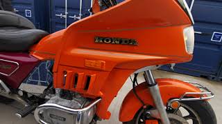 HONDA GOLDWING GL1200 INSANE SOUND EXHAUST [upl. by Tobye]