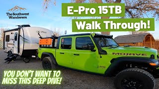 Meet Our Small 2022 EPro 15TB Camper with Full WalkThrough [upl. by Tsai]