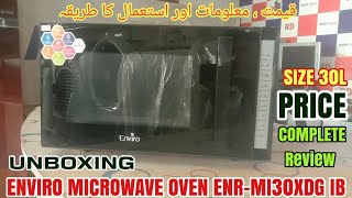 Enviro Microwave Oven ENR30xdg Full Review  Price  Warranty  Unboxing  Oven Price in Pakistan [upl. by Ahsenre882]