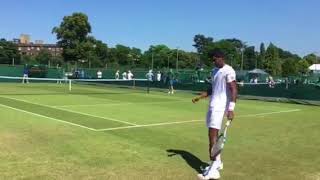 Prajnesh Gunneswaran  Wimbledon Qualifying 2018  Tobias Kamke [upl. by Domini493]