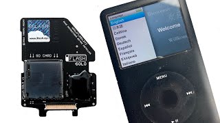 APPLE IPOD CLASSIC REFURBISHMENT AND IFLASH SD UPGRADE 4K [upl. by Braynard]