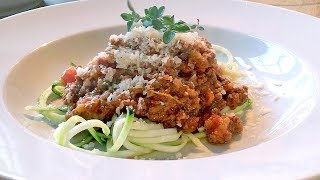 Spaghetti Bolognese – sundere med squashspaghetti [upl. by Anabal]