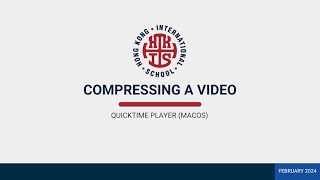 Compressing a Video file with Quicktime MacOS  Tech Tips [upl. by Buskirk]