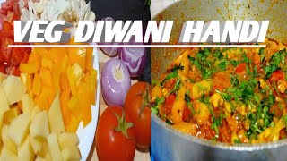 Veg diwani handi easy recipe mixed vegetable handi [upl. by Bina]