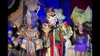 Arribo SM Carnestoltes i presentació Reina Carnaval de Sitges 2023 [upl. by Macur]