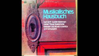 Carl Orff  Berceuse Menschen und Wind [upl. by Iddo]