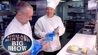 Home Chef Gets Her Food Served In A Michelin Starred Restaurant  Michael McIntyres Big Show [upl. by Arahahs]