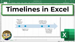 Create a Timeline in Excel [upl. by Giuditta]