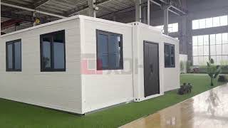 Xindian Construction  EXPANDABLE CONTAINER HOUSE [upl. by Anerak]