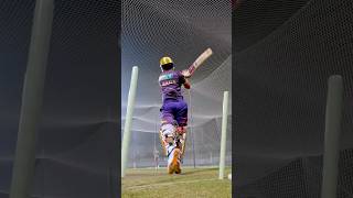 Nitish Rana practicing in the nets ahead of Qualifier1  KnightsTV  TATA IPL 2024 [upl. by Ailsun]