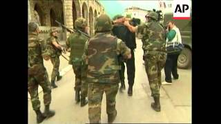 YUGOSLAVIA KOSOVO PEC KLA SOLDIER ARRESTED [upl. by Kannav425]