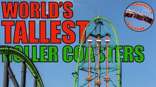 TOP 20 Tallest Roller Coasters in the World POV Compilation [upl. by Rik]