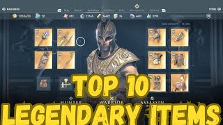 Top 10 Items You Must Have in Assassins Creed Odyssey [upl. by Vito]