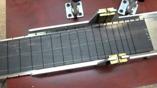 Fretboard layout and slottingmov [upl. by Outhe718]