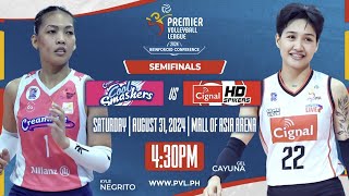 CREAMLINE vs CIGNAL  Full Match  Semifinals  2024 PVL Reinforced Conference [upl. by Hahsia]