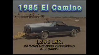 1985 dealer promo for 1985 El Camino [upl. by Nylhtak]