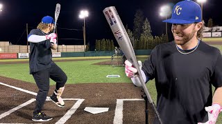 Hitting with the DIRTY SOUTH BRAVO  BBCOR Baseball Bat Review [upl. by Nitreb]