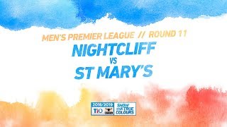 Nightcliff vs St Marys Round 11  Mens Premier League 201819 TIO NTFL [upl. by Asillem]