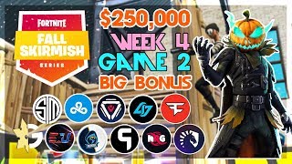 250000 🥊Big Bonus Fall Skirmish🥊 Week 4Game 2 Fortnite [upl. by Alek]