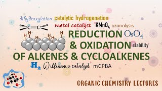 Reduction amp Oxidation │ Alkenes amp Cycloalkenes │ Organic Chemistry [upl. by Ennaeilsel]