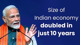 Size of Indian economy doubled in just 10 years [upl. by Briano]