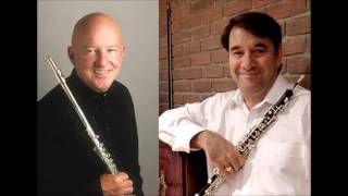 Ignaz Moscheles Concerto for Flute and Oboe  Vernon Hill and David Nuttall 1984 [upl. by Hizar]