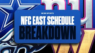 2024 NFL schedule breakdown for EVERY TEAM in the NFC East  CBS Sports [upl. by Holbrook698]