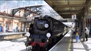 Dorset Coast Express Steam Train Bournemouth to Weymouth  Plato Video  26th July 2012 [upl. by Arocet421]