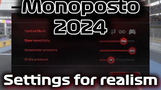 Most REALISTIC settings for MONOPOSTO 2024  monoposto myteamcareermode [upl. by Niraj339]