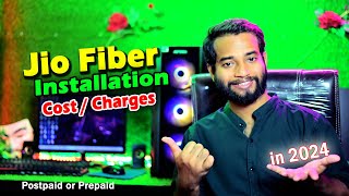 Jio Fiber Installation Charges in 2024  Jio Fibre Installation Cost [upl. by Merle]