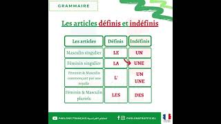 Grammaire les articles indéfinis shorts [upl. by Primo]