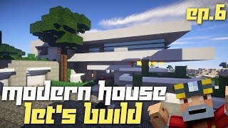 Minecraft Xbox 360 Lets Build a Modern House Part 6 [upl. by Acinahs]