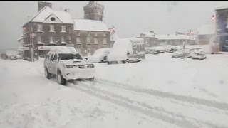 Snow chaos in France UK and Germany [upl. by Beaulieu]