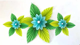 How To Make A Paper Flower Paper Craft Flowers Easy [upl. by Tanberg]