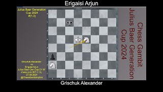 Grischuk Alexander vs Erigaisi Arjun Julius Baer Generation Cup 20241 31 [upl. by Nosirrah]