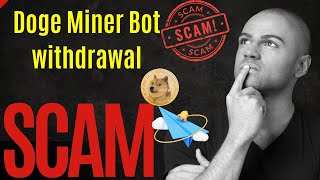 Doge miner bot withdrawal scam 🚫 telegram doge miner bot scam [upl. by Irisa828]