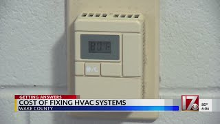 Wake County school district says cost of fixing HVAC system now over 220 million [upl. by Hamaso]