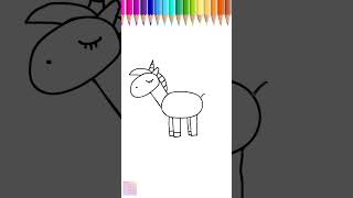 How to Draw a Unicorn easy [upl. by Marozik]