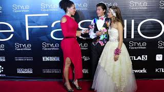 Isaak Presley and Andora Leigh McConnell Interviews with Jackie Elam Live at Style Fashion Week [upl. by Niak464]