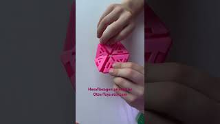 Hexaflexagon3 Shapes but only 2 Show at a Time hexagon mathtricks fidgettoys 3dprinting [upl. by Ella]