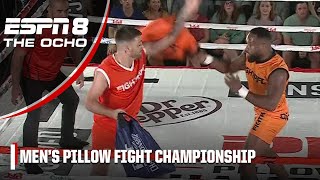 FULL FIGHT Mens Pillow Fight Championship Leandro Apollo vs Parker Appel  ESPN8 The Ocho [upl. by Annawik]