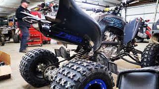 Yamaha Raptor 700 gets a full DASA Exhaust System [upl. by Sylado]