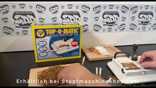 TopOMatic Vergleich zur OCB Micromatic Zigarettenstopfmaschine Stopfmaschine [upl. by Dynah574]