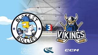 Blake St Bullies v Vikings  Div 3  5th November  IceHQ Rec League ice hockey [upl. by Haras]