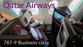 Qatar Airways second best business class  7879 Adient Ascent [upl. by Hakan679]