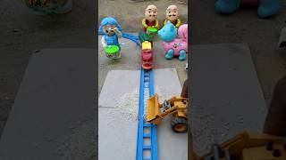 bulldozer Baba jindabad toys jcb train gadi bulldozer Baba jindabad [upl. by Nimzzaj]