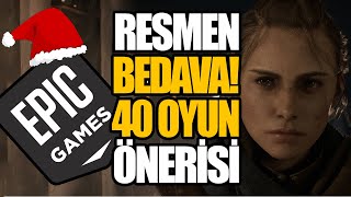 EPİC GAMES YILBAŞI İNDİRİMLERİ  OYUN TAVSİYELERİ [upl. by Sisxela]