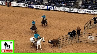 Team Penning  2020 WRCA World Championship Ranch Rodeo  Friday Afternoon [upl. by Aicirtam]