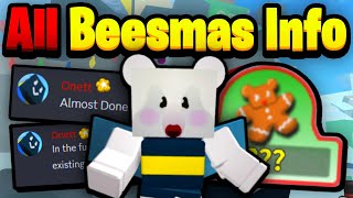 ALL BEESMAS RELEASE INFO  Bee Swarm Simulator Update [upl. by Malek]