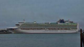 quotVenturaquot departing from Southampton  17032024 [upl. by Einnov]